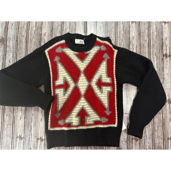 Pringle of Scotland Other - Pringle Of Scotland shetland 100% Wool geometric desing Sweater Size L Vintage